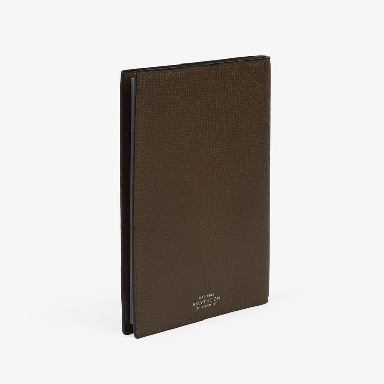 Smythson Ludlow Evergreen Refillable Diary DARK OLIVE