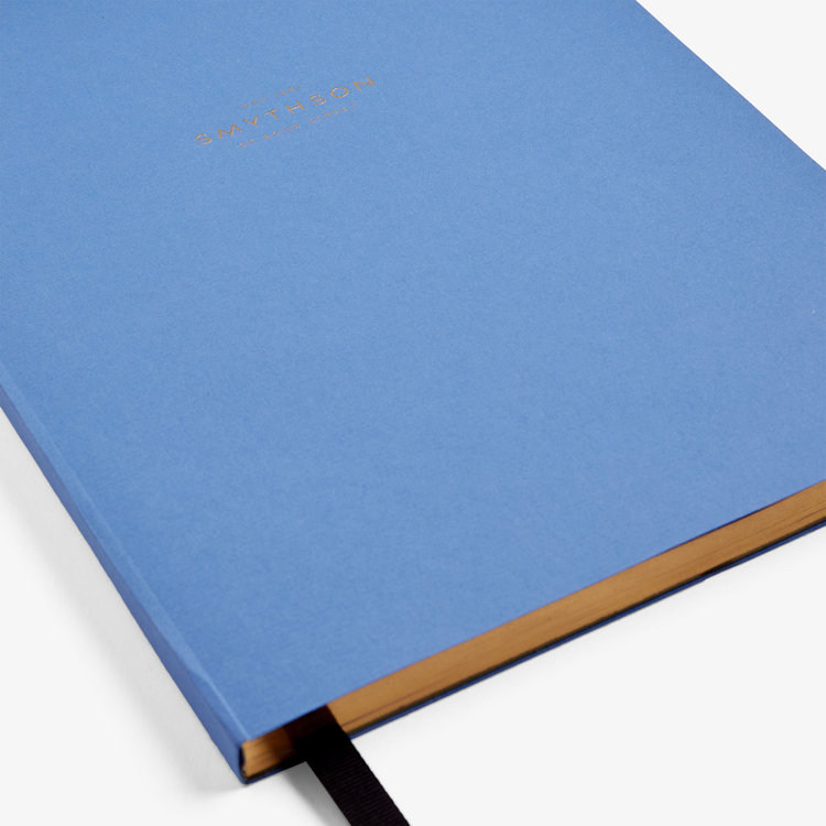 Smythson Evergreen Notebook Refill NILE BLUE