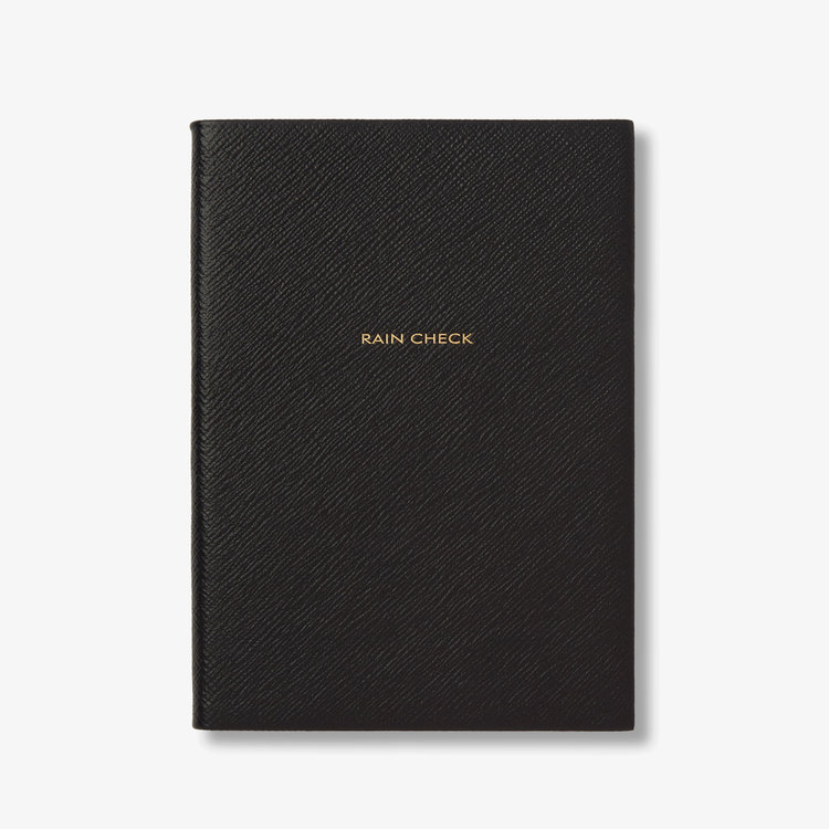 Smythson Burberry x Smythson Soho Notebook in Pastegrain BLACK