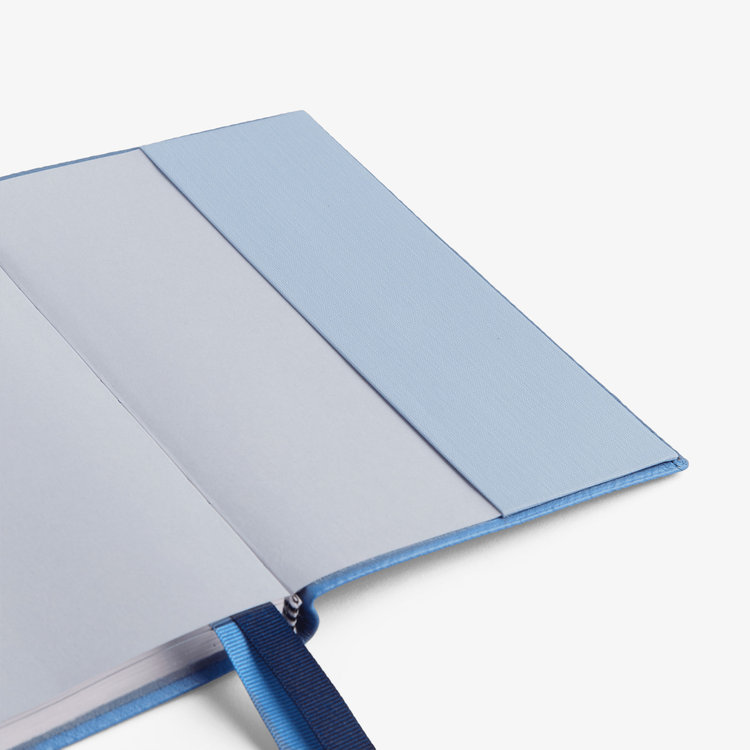 Smythson 2027 Chelsea Weekly Diary in Pastegrain NILE BLUE