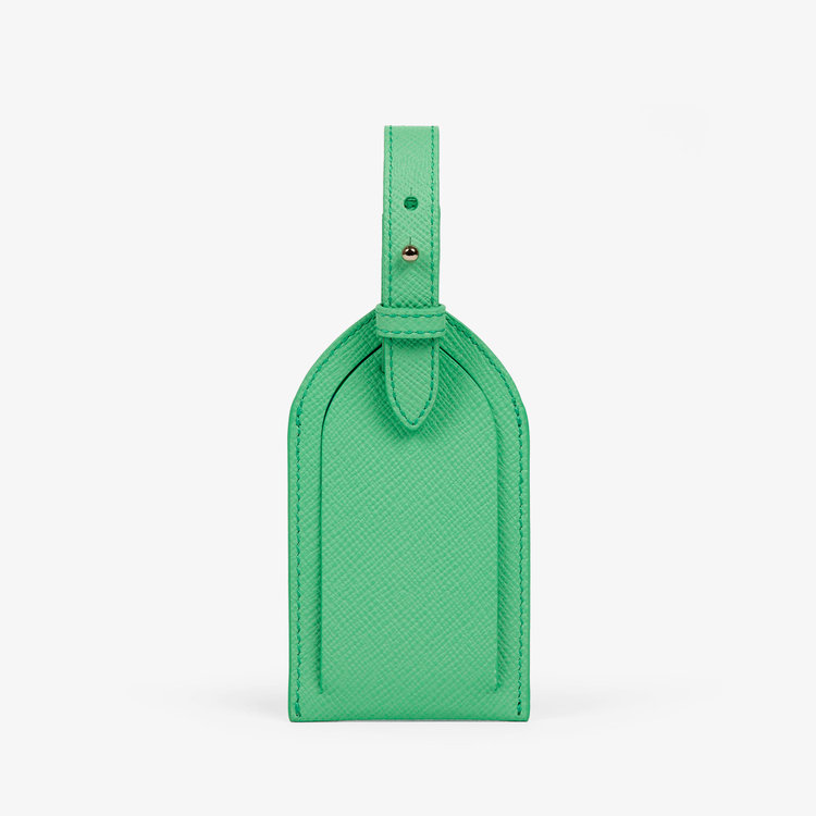 Smythson Panama Luggage Tag SHAMROCK
