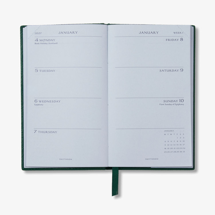 【予約】2027 Panama Weekly Diary in Pastegrain