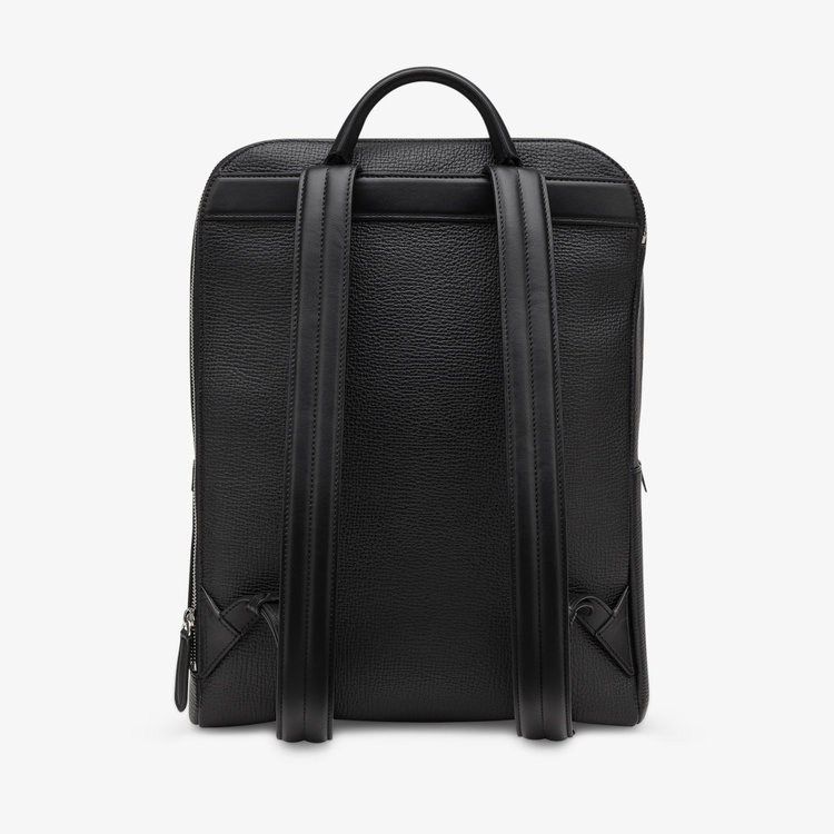 Smythson Ludlow Zip Around Backpack BLACK
