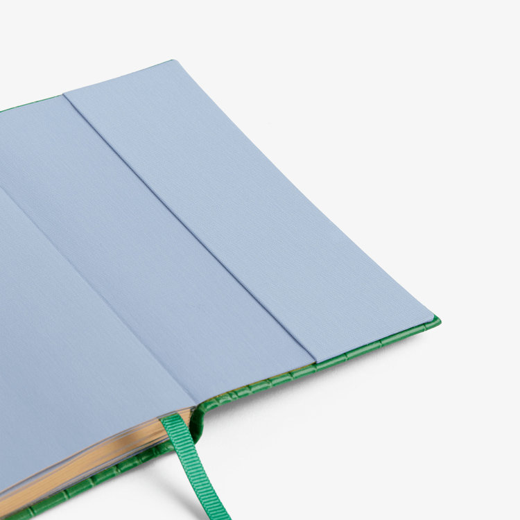 Smythson 【予約】2027 Panama Weekly Diary in Mara JADE
