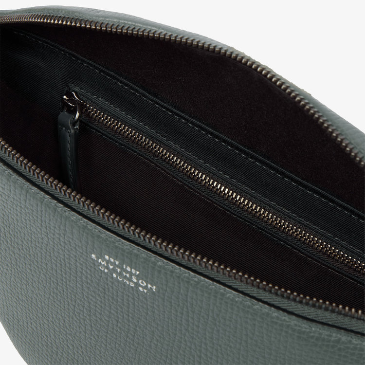 Smythson Sling Bag in Ludlow SLATE GREEN