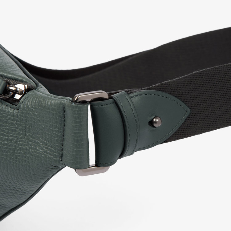 Smythson Sling Bag in Ludlow SLATE GREEN