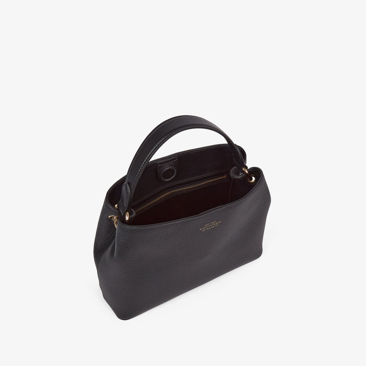 Smythson Ludlow Day Crossbody Bag BLACK