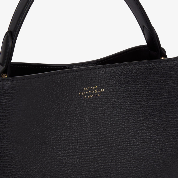 Smythson Ludlow Day Crossbody Bag BLACK