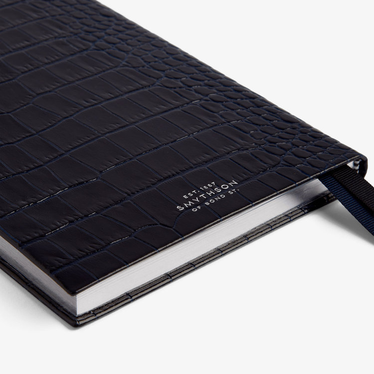 Smythson 【予約】2027 Soho Weekly Diary in Mara NAVY