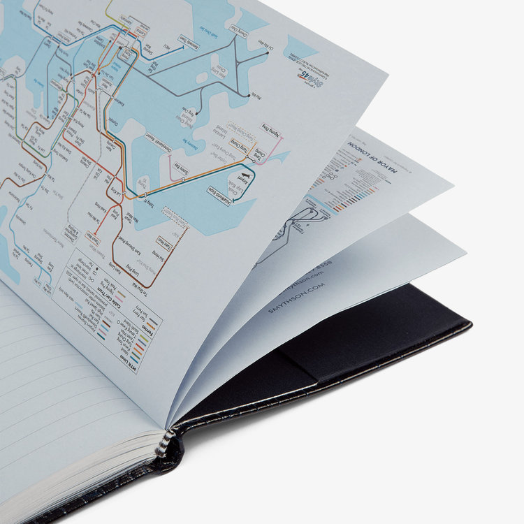 Smythson 【予約】2027 Soho Weekly Diary in Mara NAVY