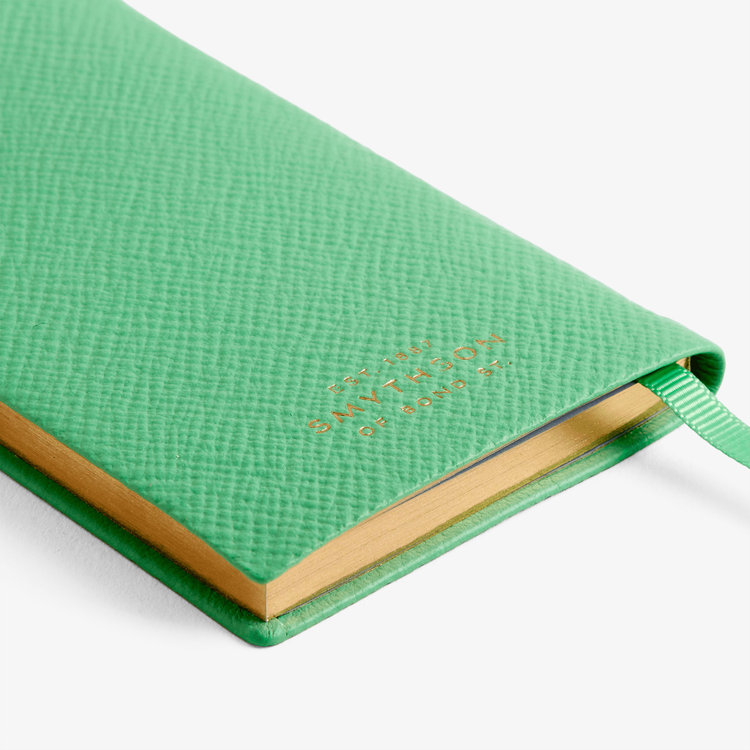 Smythson Pastegrain Wafer Notebook SHAMROCK
