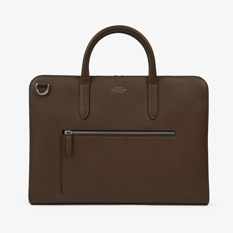 Ludlow Ultra Slim Briefcase with Zip Front