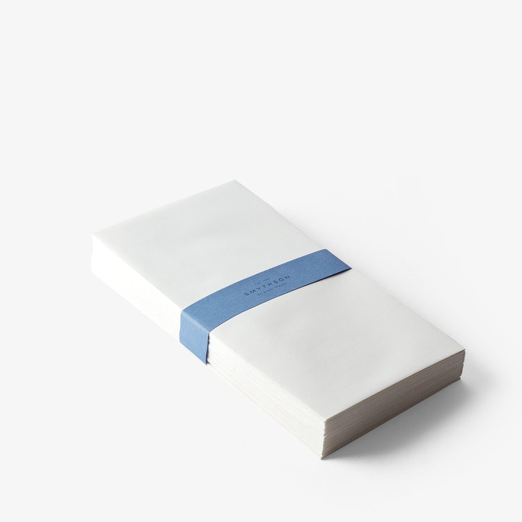 Smythson Plain A4 Envelopes X25 WHITE MATT