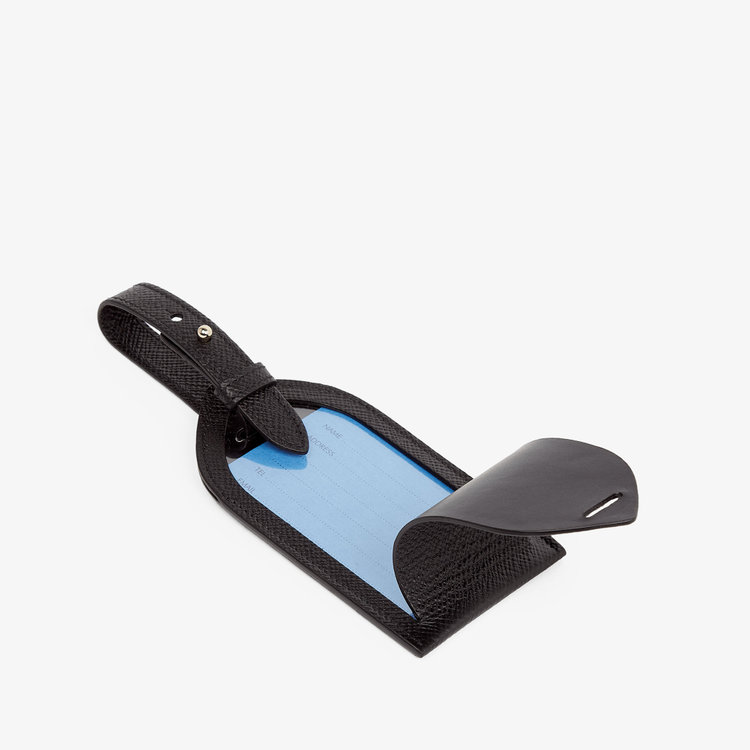 Smythson x Thomas Lélu Panama Luggage Tag