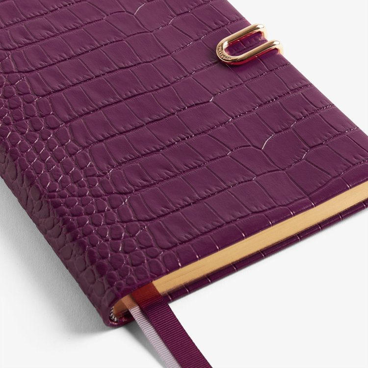 Smythson 【予約】2027 Soho Weekly Diary with Slide in Mara BRIGHT PURPLE