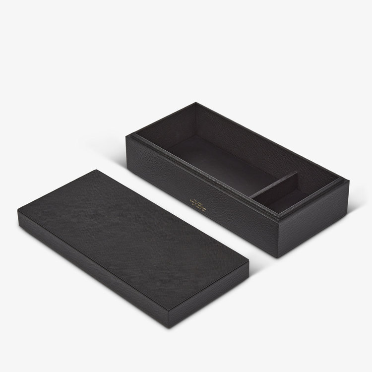 Smythson Panama Large Box BLACK