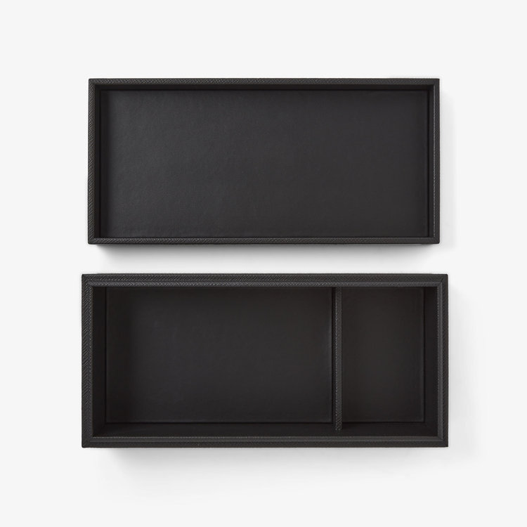 Smythson Panama Large Box BLACK
