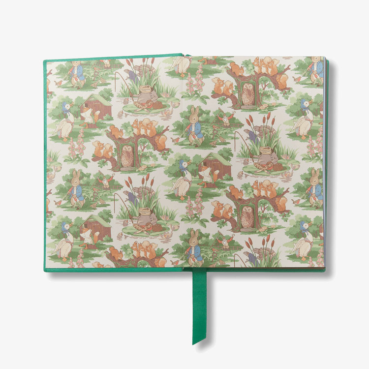 Smythson x Peter Rabbit and Friends Chelsea Notebook in Panama