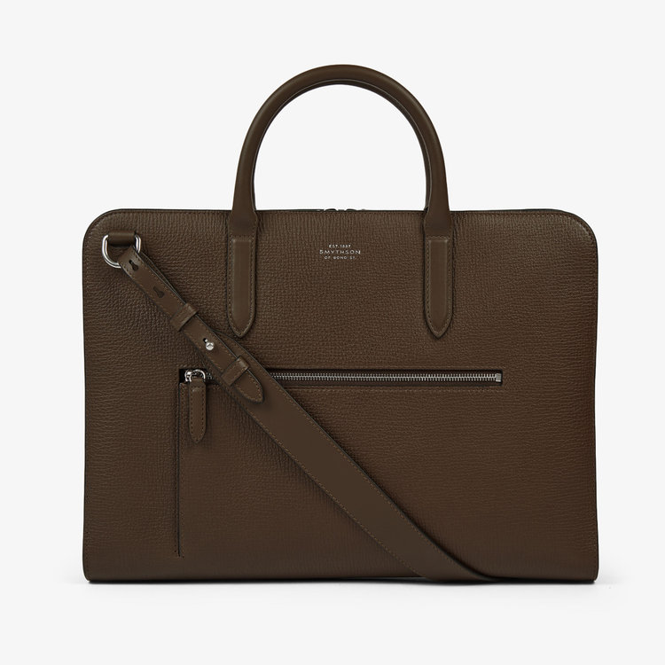 Ludlow Ultra Slim Briefcase with Zip Front