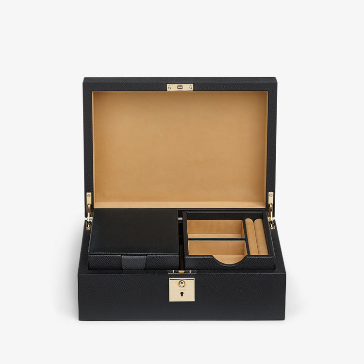 Panama Jewellery Box With Travel Tray