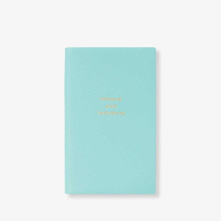 Smythson Pastegrain Panama Dreams And Thoughts BRIGHT AQUA
