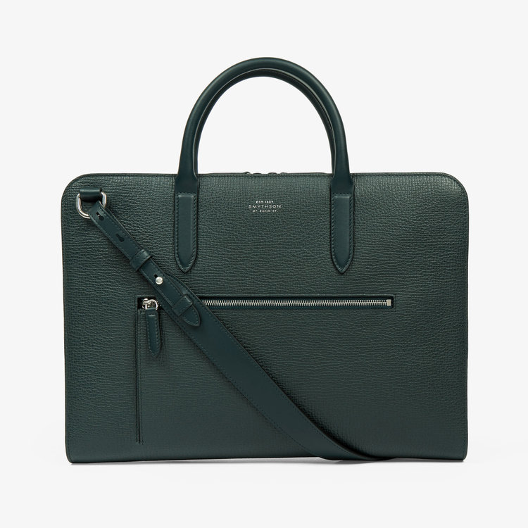 Ludlow Ultra Slim Brief Case With Zip Front