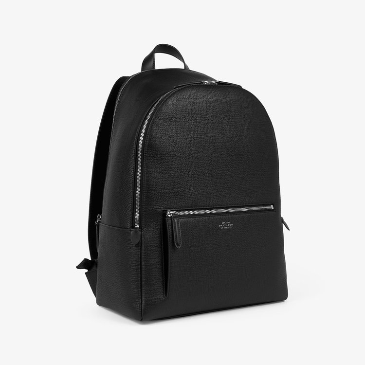 Smythson Backpack in Ludlow BLACK