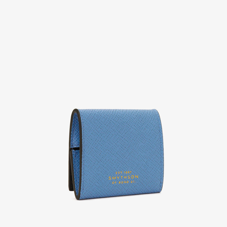 Smythson 【日本限定】Panama Coin Purse NILE BLUE