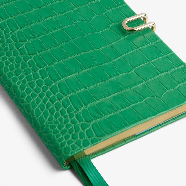 Smythson 【予約】2027 Soho Weekly Diary with Slide in Mara JADE