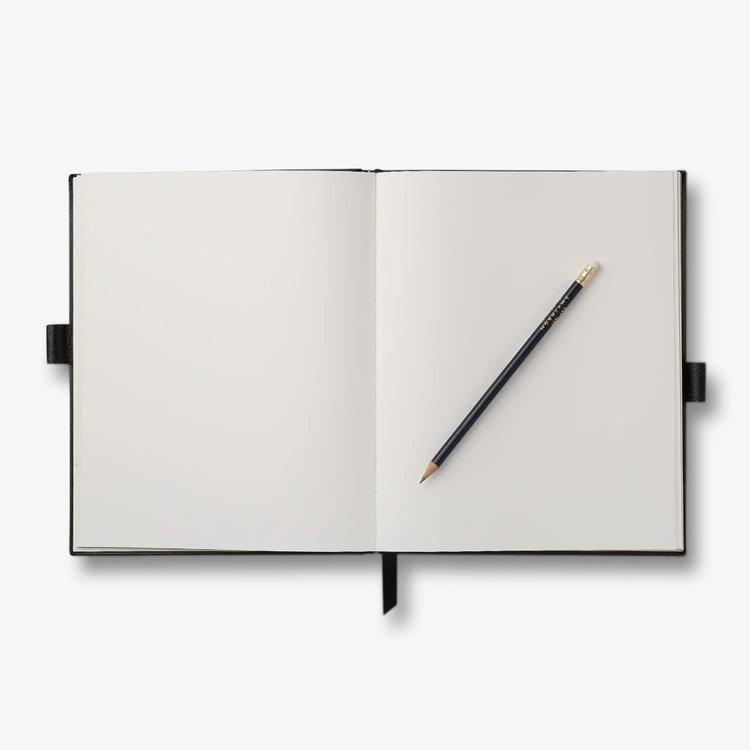 Pastegrain Portobello Sketchbook With Pencil