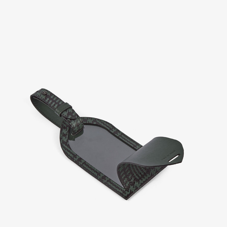 Luggage Tag in Panama Tweed