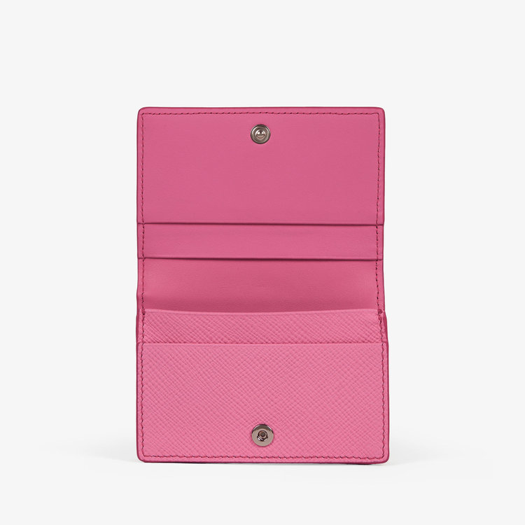 Panama Folded Card Case with Snap Closure